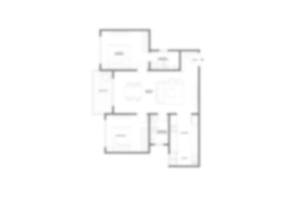 2 BHK Floor Plan